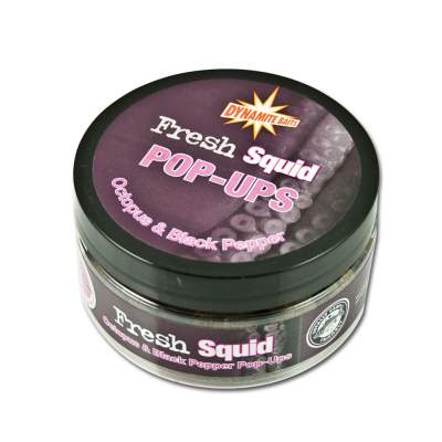 Dynamite Baits Pop-Ups DY188 Fresh Squid Octopus & Black Pepper - (DY188) - 15mm - 150g