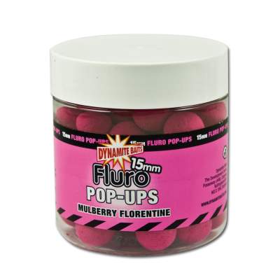 Dynamite Baits Fluro Pop Ups DY578 Mulberry Florentine - (DY578) - 15mm - 150g