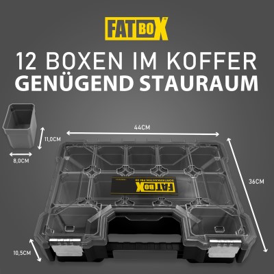 Fatbox Sortierkasten PBI 30 44x36x10,5cm - 2 Stück