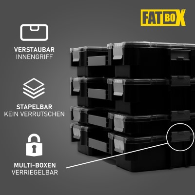 Fatbox Sortierkasten PBI 31 44x36x6,5cm - 2 Stück