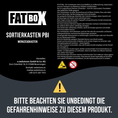 Fatbox Sortierkasten PBI 30 44x36x10,5cm
