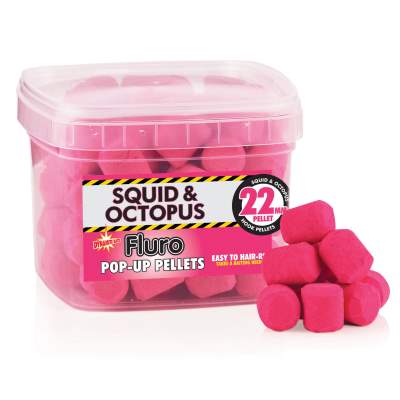 Dynamite Baits Squid Octopus Fluro Pop- Up Pellet 22mm, Squid Octopus - 22mm