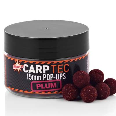 Dynamite Baits CarpTec Pop- Up Boilies Plum 15mm, Plum - 15mm