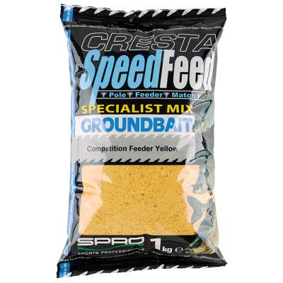 SPRO Cresta Speedfeed Groundbait Competition Feeder Yellow,