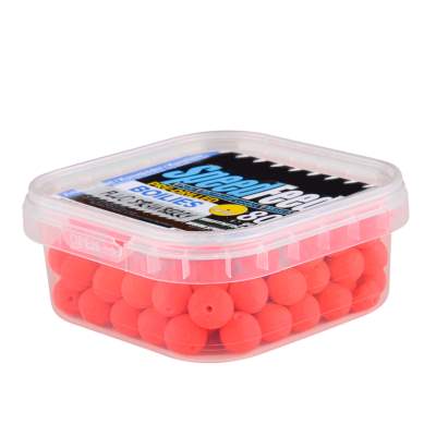 SPRO SpeedFeed Pre- Drilled Boilies 9mm Fluo Strawberry - Method Feeder