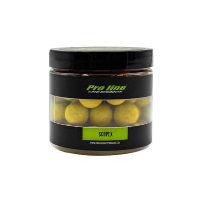 Pro line Readymades Coated Pop-Ups Core Boilies Scopex - gelb - 200ml - 15mm