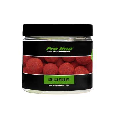 Pro line Readymades Pop-Ups Boilies Garlic & Robin Red - rot-braun - 200ml - 15mm