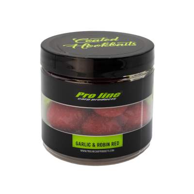 Pro line Readymades Coated Hookbaits Core, Garlic & Robin Red - rot-braun - 200ml - 20mm