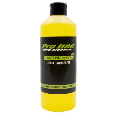 Pro line Readymades Liquid Bait Booster Flüssiglockstoff Juicy Pineapple - neon gelb - 500ml