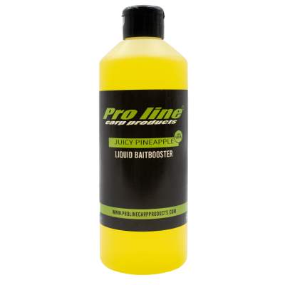 Pro line Readymades Liquid Bait Booster - Flüssiglockstoff Juicy Pineapple - neon gelb - 500ml