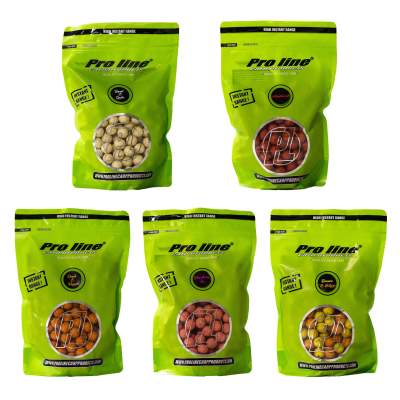 Pro line High Instant Readymades Boilies Strawberry-Ice - Pink - 1kg - 15mm