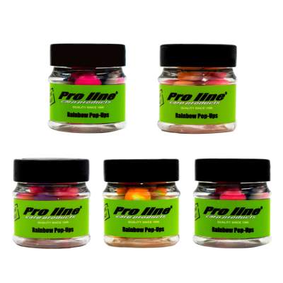 Pro line High Instant Readymades Rainbow Pop-Ups Boilies Banana ´n Butyric - gelb/orange - 50ml - 15mm