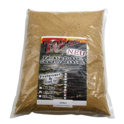 Top Secret Fertigfutter Sonderedition Feeder Vanilleduft 3kg, hellbraun/gelb mit Hanfsaat