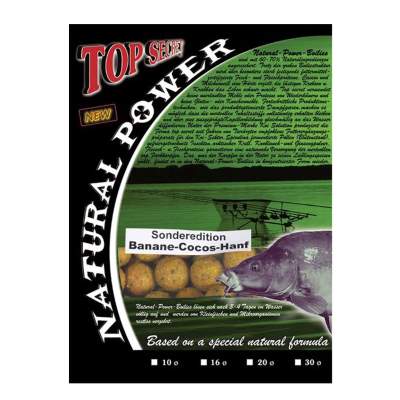 Top Secret Natural Power Boilies Sonderedition 20mm Banane/Cocos/Hanf 3kg