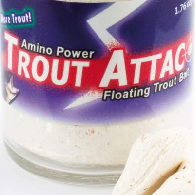 Top Secret Amino Trout Attac Forellenteig schwimmend Knoblauch weiß, Knoblau - 50g