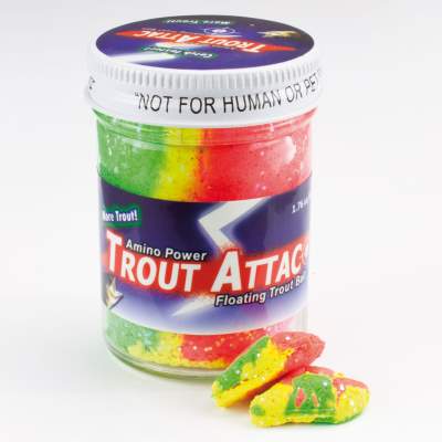 Top Secret Amino Trout Attac Forellenteig schwimmend Rainbow Red, rainbow-red - 50g