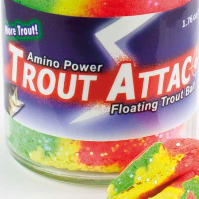 Top Secret Amino Trout Attac Forellenteig schwimmend Rainbow Red rainbow-red - 50g