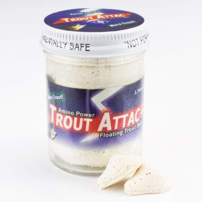 Top Secret Amino Trout Attac Forellenteig schwimmend White Flash, white Flash - 50g