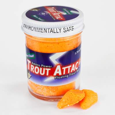 Top Secret Amino Trout Attac Forellenteig schwimmend Orange Flash Orange Flash - 50g