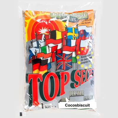 Top Secret Futterzusätze - Einzelfuttermittel Cocosbiscuit 1Kg Lockstoff Cocosbiscuit - 1kg