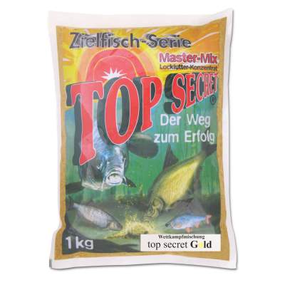 Top Secret Lockfutterkonzentrat Wettkampfmischung Gold 1Kg Feeder Futter Wettfischen Gold univ. - 1kg