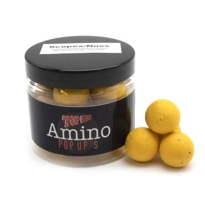 Top Secret Amino Pop Up's 20mm Scopex / Nuss - Karpfenköder 80g