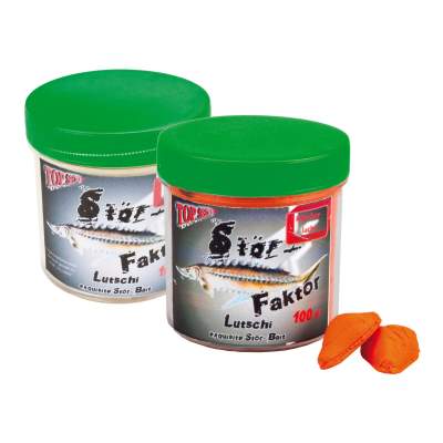 Top Secret Stör Faktor Fangfertigteig Räucherlachs 100g Angelteig Räucherlachs Orange - 100g