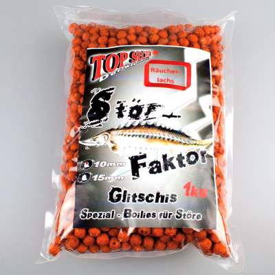 Top Secret Stör Faktor Boilies 10mm Räucherlachs 1Kg Räucherlachs Orange - 10mm - 1kg