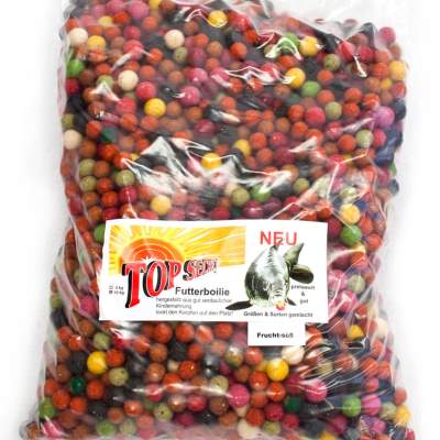 Top Secret Futterboilies Boilies und Dumbbells gemischt Frucht süß, Frucht/ süß - 10kg