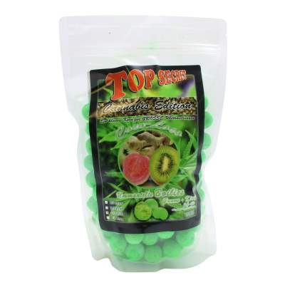 Top Secret Cannabis Edition Coco-Loco 20mm 1kg Guave-Kiwi, Boilies ummantelt - leuchtgrün