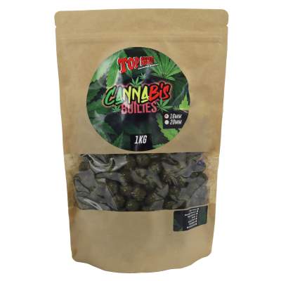 Top Secret Cannabis-Edition Boilies, GLM - 16mm - grün - 1kg