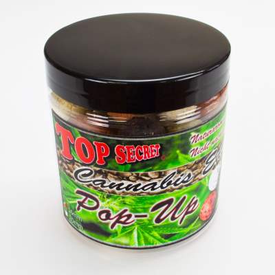 Top Secret Cannabis-Edition Pop Up Boilies 16mm 4 Farben 100g Pop-Up Boilie