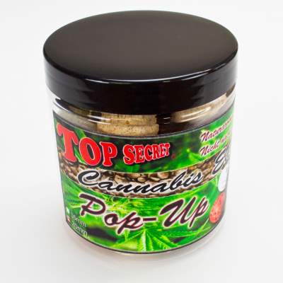 Top Secret Cannabis-Edition Pop Up Boilies 20mm 4 Farben 100g Pop-Up Boilie