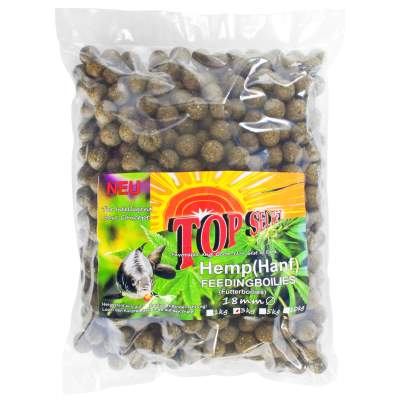 Top Secret Cannabis-Edition Feeding Boilies 18mm Hemp 3Kg Futter Boilie