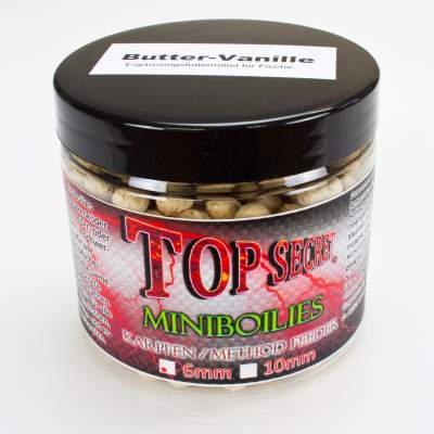 Top Secret Amino Mini Boilies 6mm Buttervanille 100g,