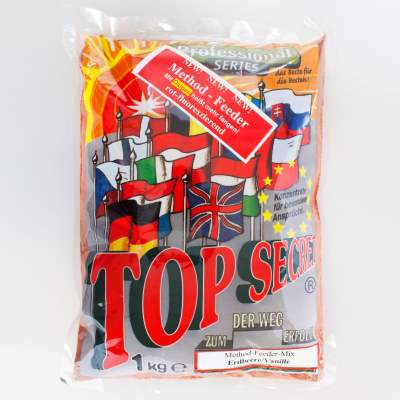 Top Secret Method Feeder Mix mit Oxigen Erdbeer/Vanille 1Kg - Feeder Futter