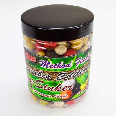 Top Secret Cannabis-Edition Method Feeder Mini Fluo Boilies 6/10mm 175g, Top Secret Cannabis-Edition Method Feeder Mini Sinker Boilies 6/10mm 175g