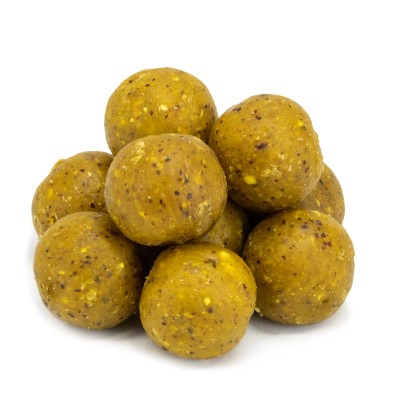 BAT-Tackle Böse Boilies 500g - 18mm - Sexy Scopex - dark yellow