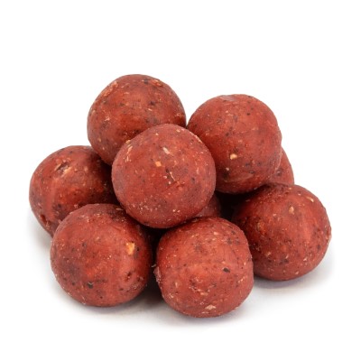 BAT-Tackle Böse Boilies 500g - 18mm - Angry Strawberry - red