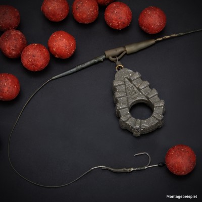 BAT-Tackle Böse Boilies 500g - 18mm - Angry Strawberry - red