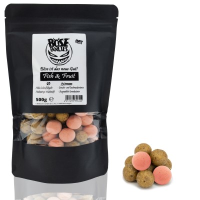 BAT-Tackle Böse Boilies 500g - 20mm - Fish & Fruit