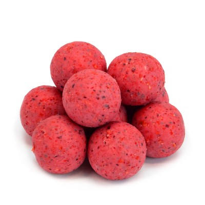 BAT-Tackle Böse Boilies Hanf-Serie, 500g - 16mm - Spicy Bubblegum - Feuerrot