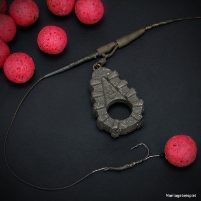 BAT-Tackle Böse Boilies Hanf-Serie 500g - 16mm - Spicy Bubblegum - Feuerrot