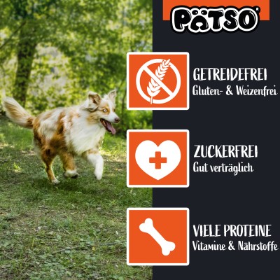 PÄTSO Hunde Snack Trainingssnack 500g - Huhn - Bone Mix