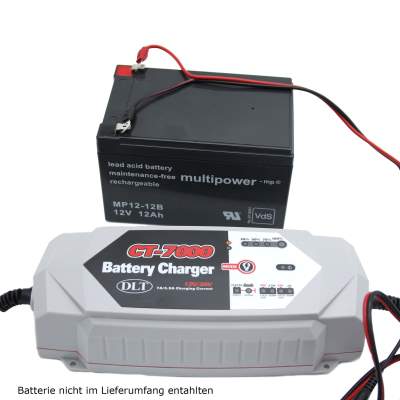 DLT CT-7000 12V/ 24V Vollautomatisches Batterieladegerät,
