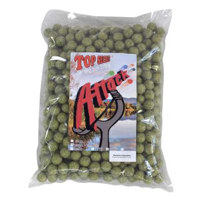 Top Secret Attack Boilies, Pistsazie-Cannabis 16mm grün 3 kg