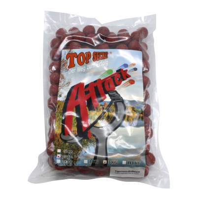 Top Secret Attack Boilies, Tigernuss-Erdbeere 20 mm 3 kg