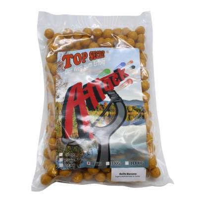 Top Secret Attack Boilies Reife Banane 16 mm 1 kg