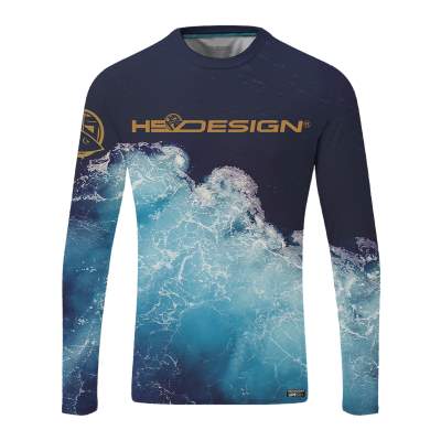 Hotspot Design T-Shirt Performance LS - Hotspot Gr. S - Blue