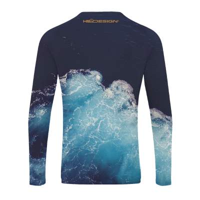 Hotspot Design T-Shirt Performance LS - Hotspot Gr. S - Blue